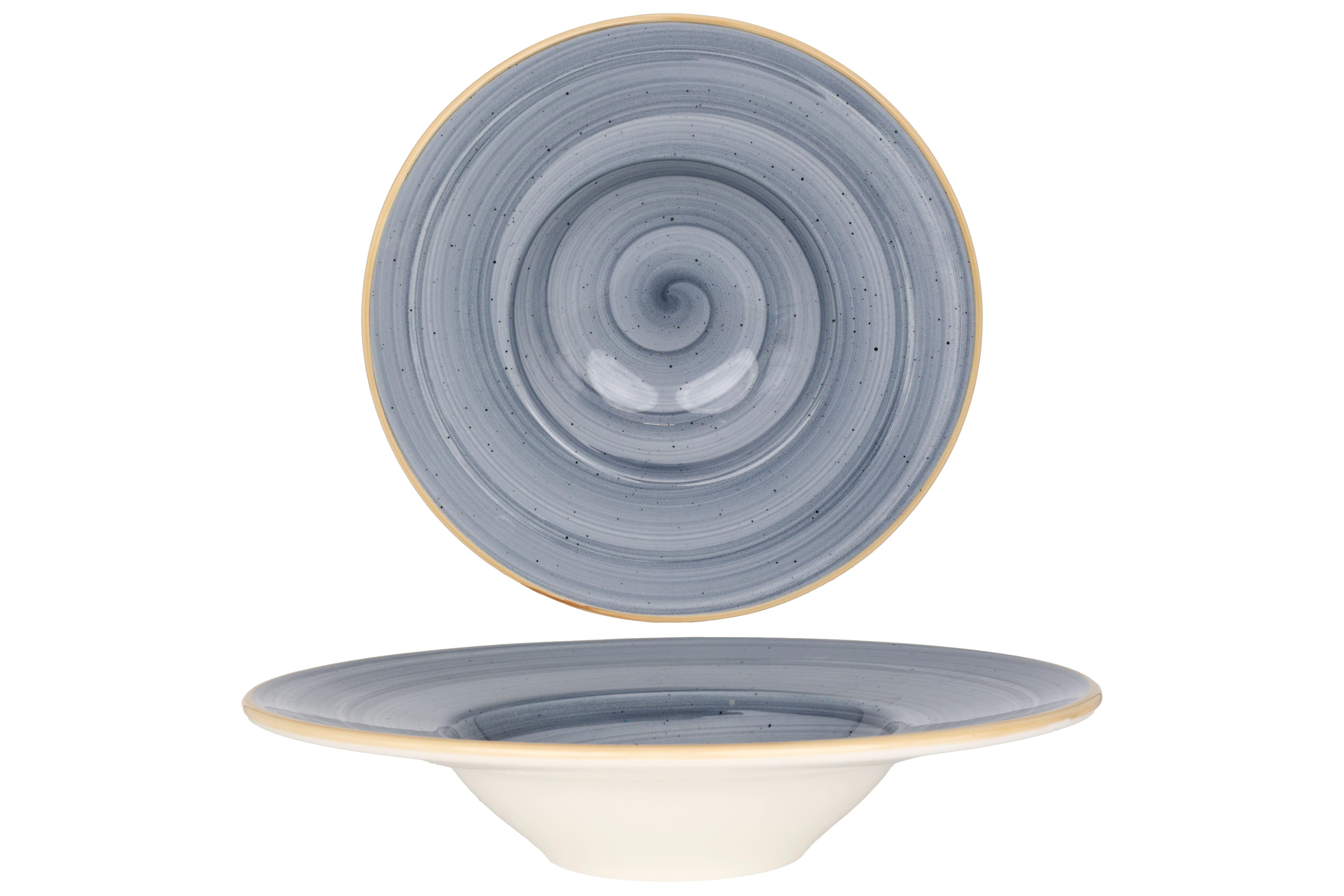 Bonna Assiette De Pâtes - Aura Dusk -  Porcelaine - lot de 2  