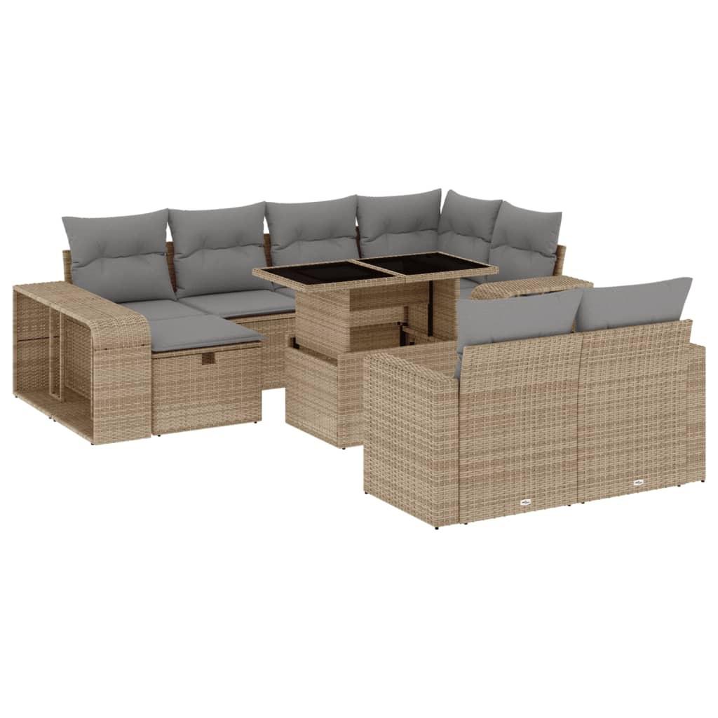 VidaXL Garten sofagarnitur poly-rattan  