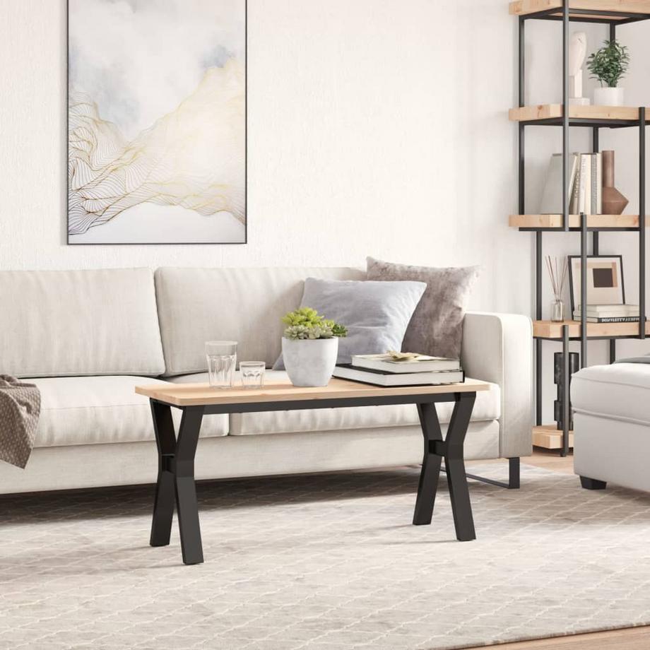 VidaXL Pied de table basse métal  