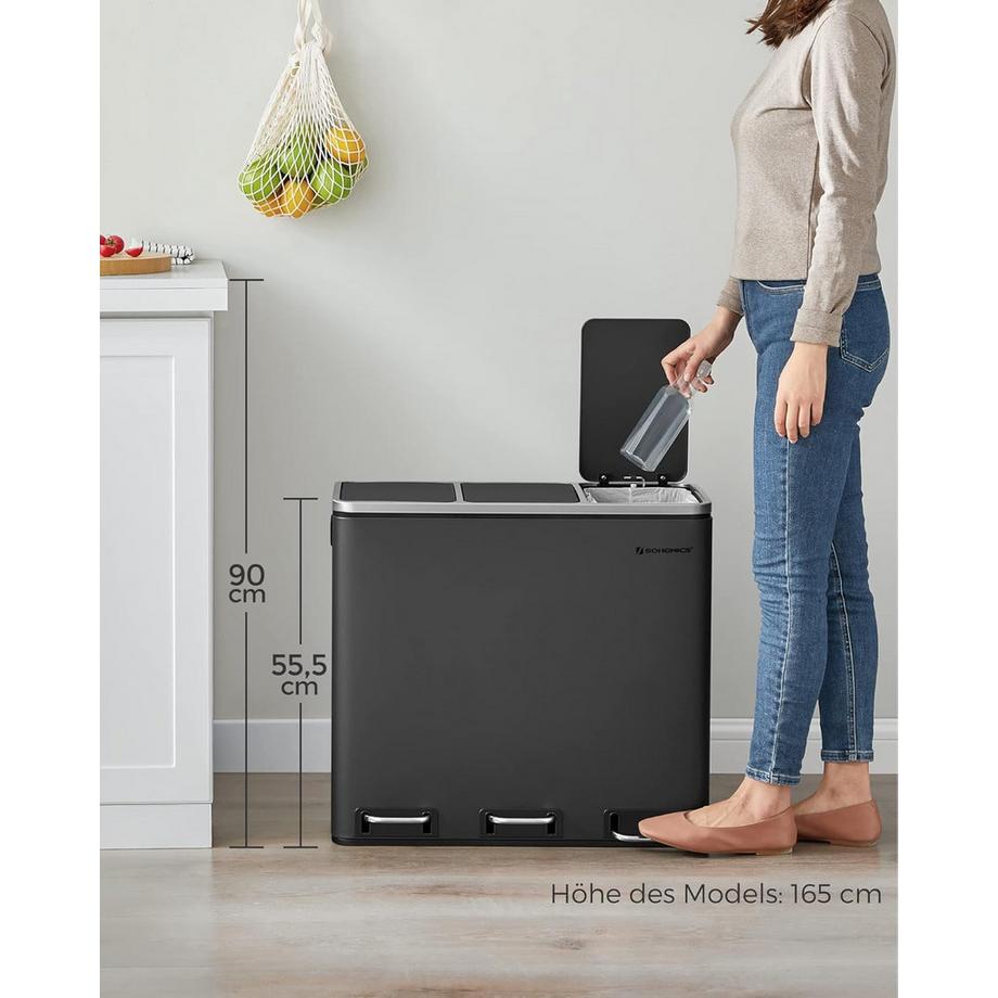 Songmics Küchenmülleimer Trennsystem  