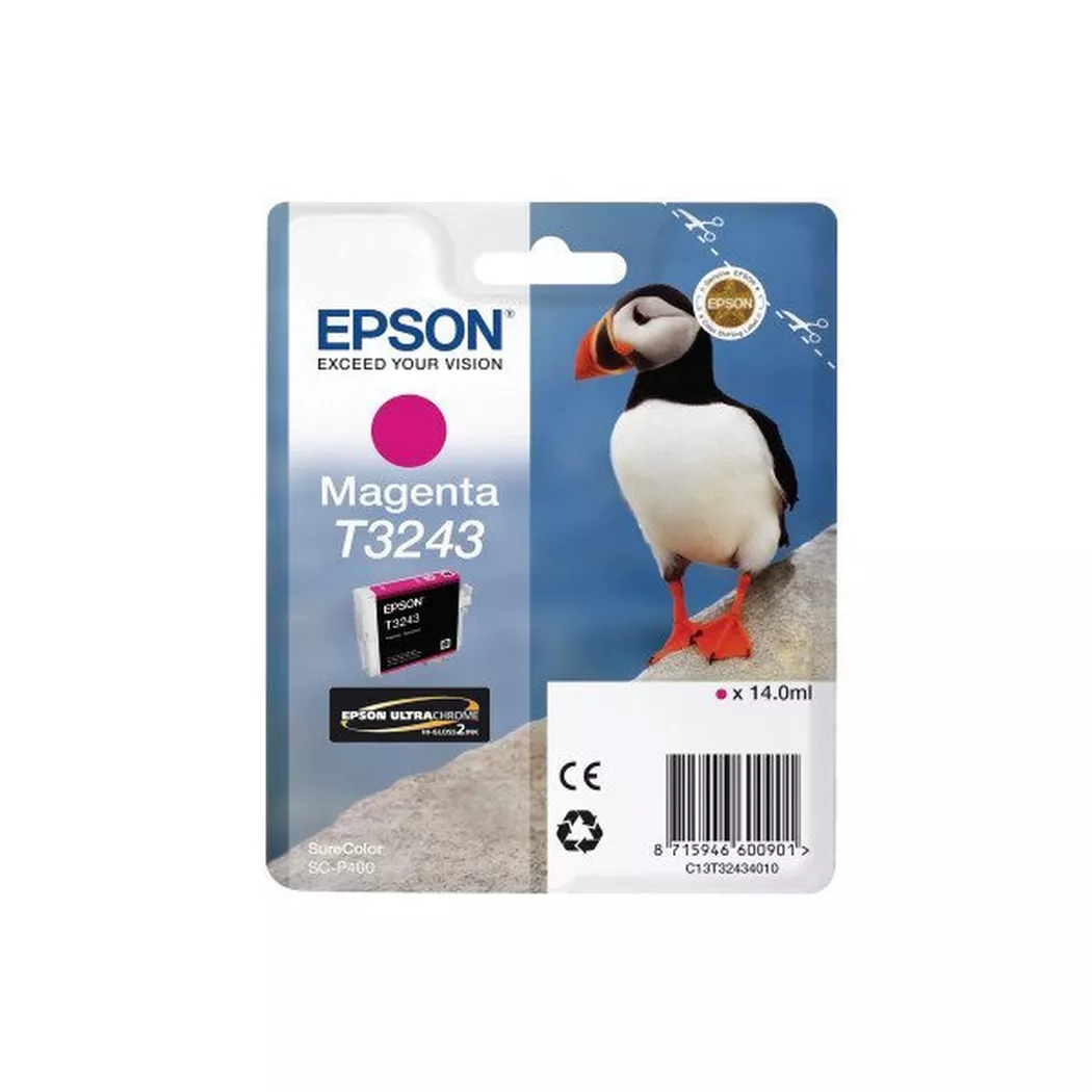 Epson – Tintenpatrone magenta T324340 SureColor SC-P400 14ml, One Size