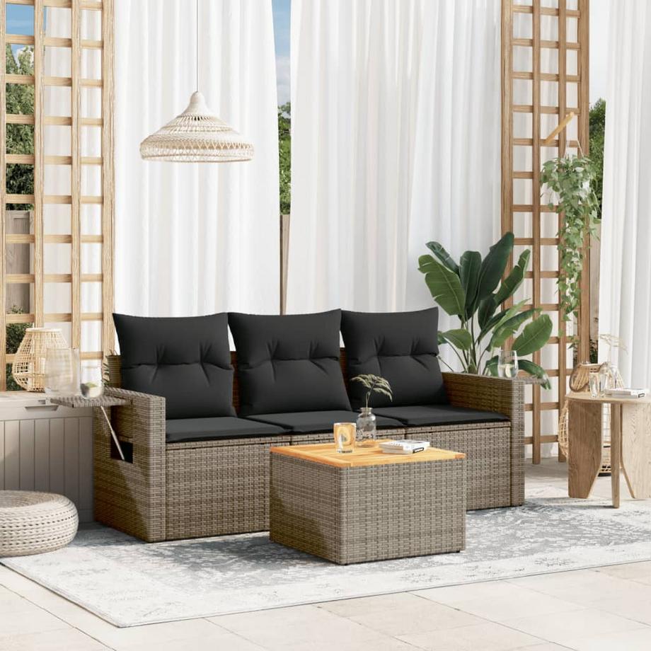 VidaXL Garten sofagarnitur poly-rattan  