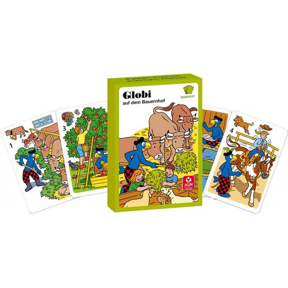 Globi Quartett auf dem Bauernhof