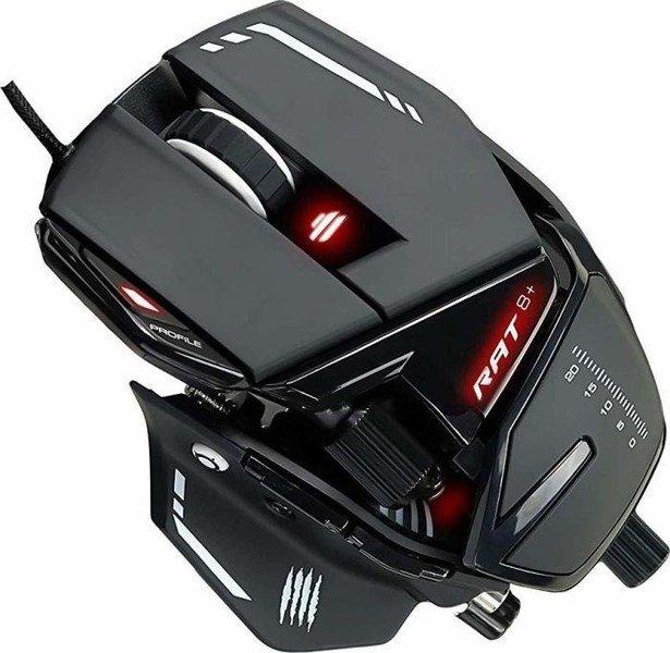 MAD CATZ  Mad Catz R.A.T. 8+ Maus rechts USB Typ-A Optisch 16000 DPI 