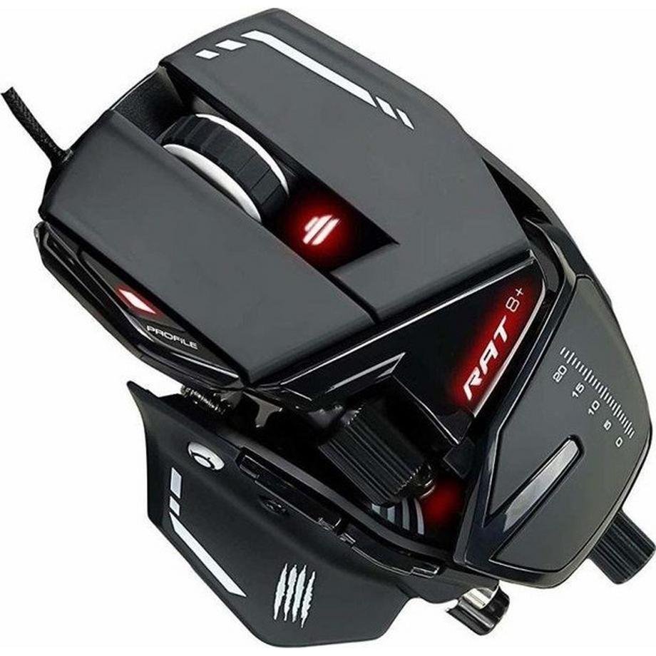 MAD CATZ  Mad Catz R.A.T. 8+ Maus rechts USB Typ-A Optisch 16000 DPI 