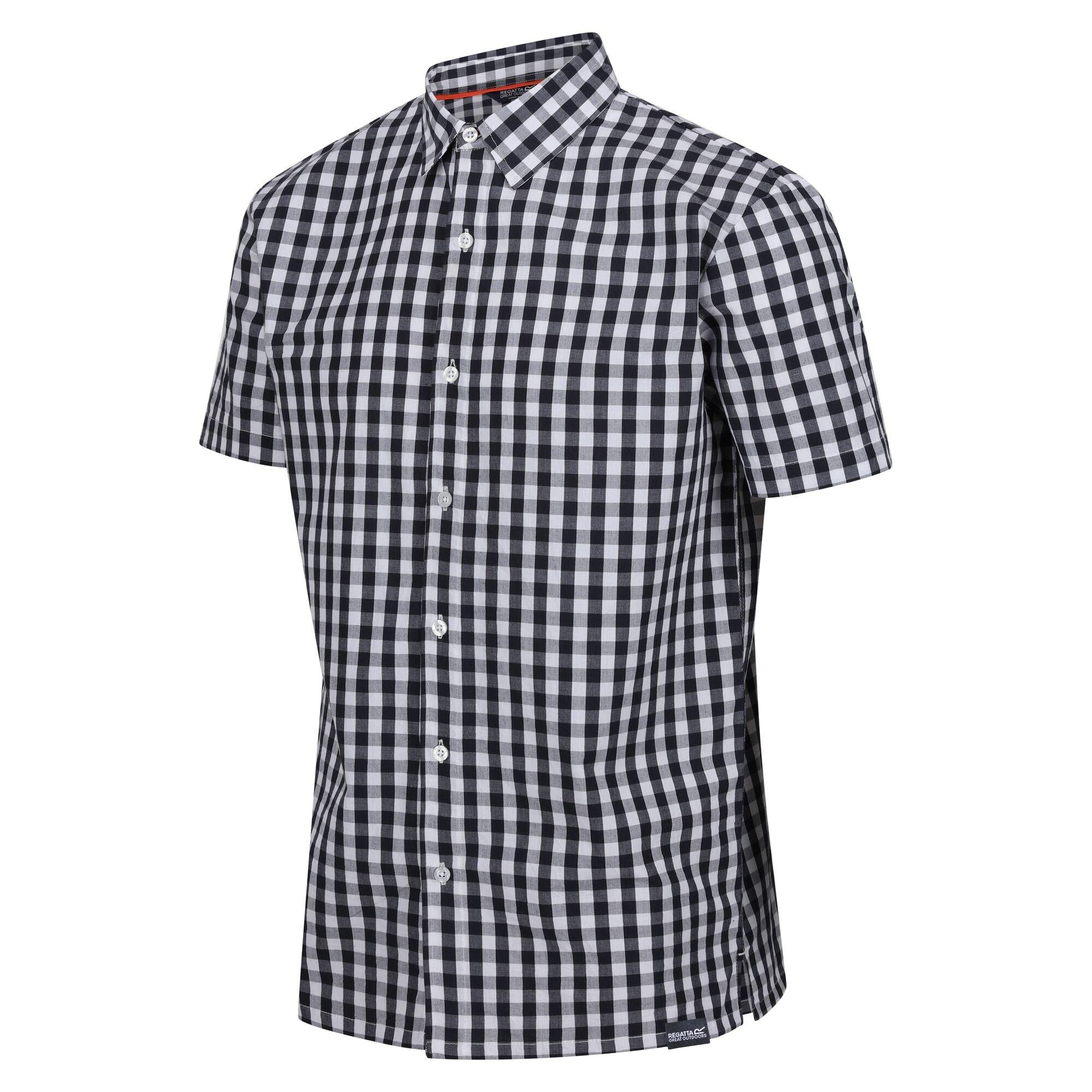 Regatta Denmoor Camicia a Quadri Maniche Corte  