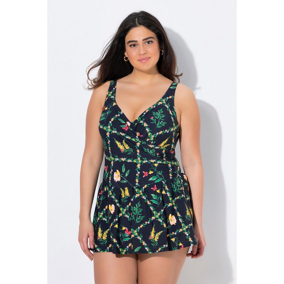 Ulla Popken Robe de Bain Bonnets Souples Armatures Bretelles Réglables Recyclée  