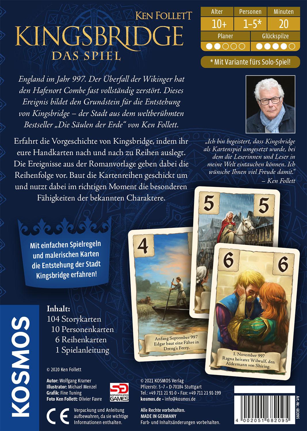 Kosmos  Spiele Ken Follett - Kingsbridge 