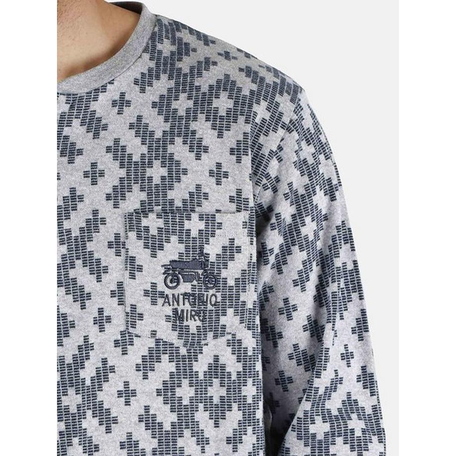 Admas Jacquard Racing Pyjama Hausanzug  