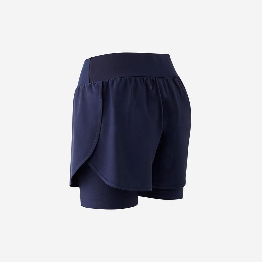 ROCKRIDER  Pantaloncini ciclismo MTB Essential Donna poliestere 