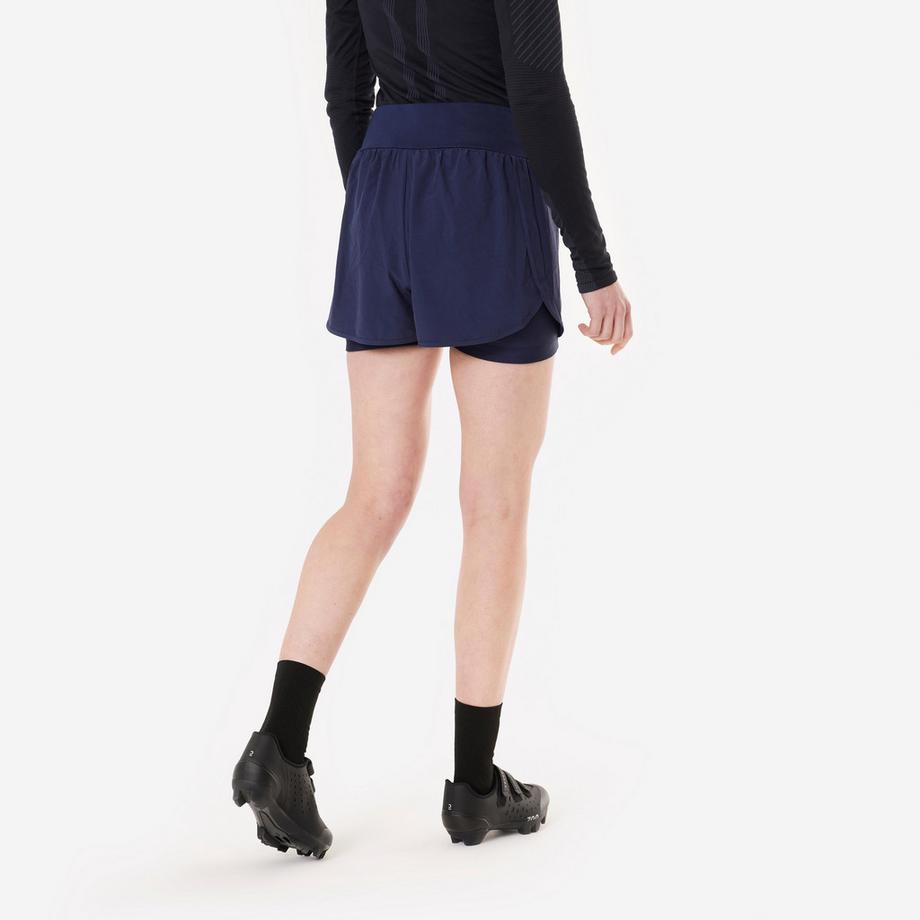 ROCKRIDER  Cuissard court VTT Essential Femme polyester 