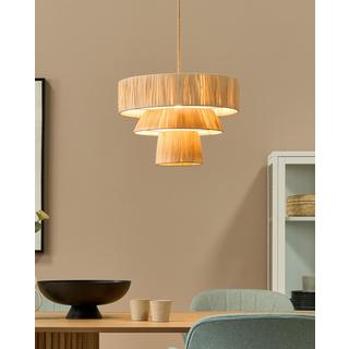 Beliani Lampe suspension en Papier Boho CHAMBO  