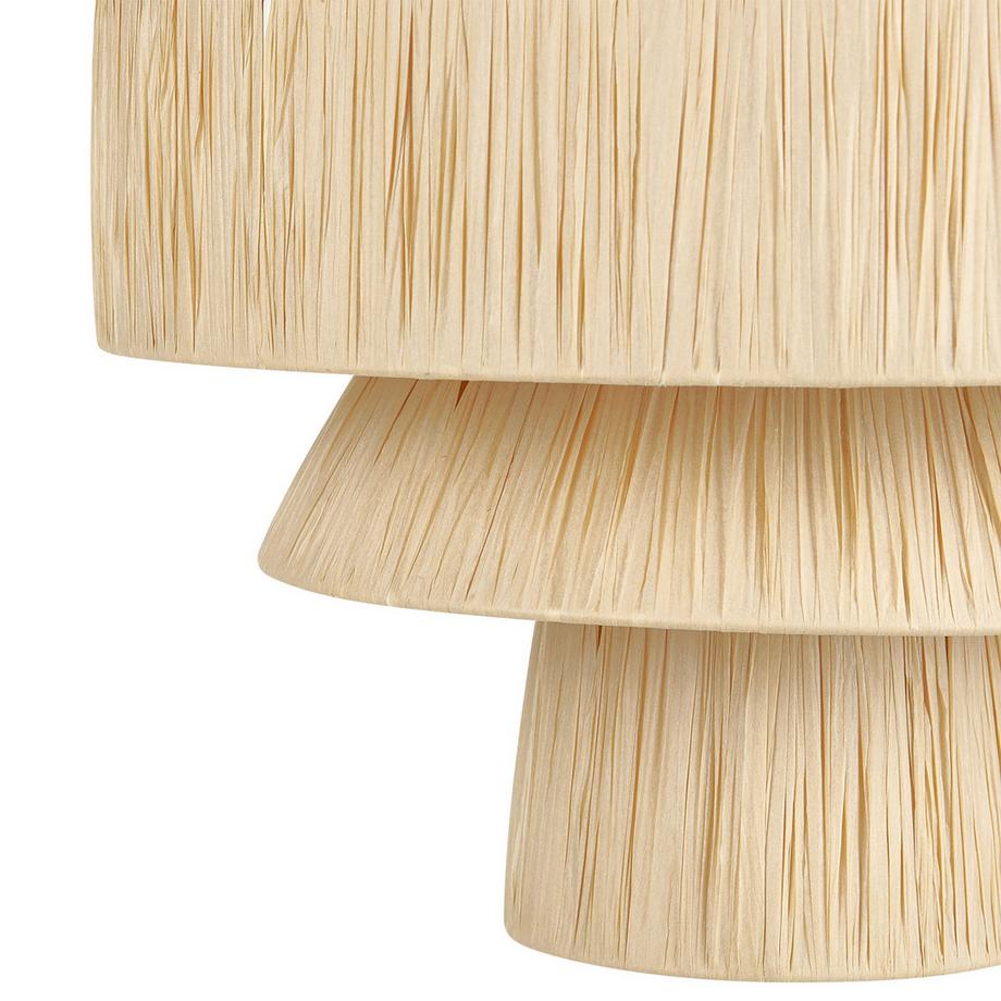 Beliani Lampe suspension en Papier Boho CHAMBO  