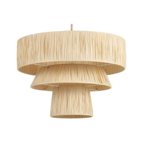 Beliani Lampe suspension en Papier Boho CHAMBO  