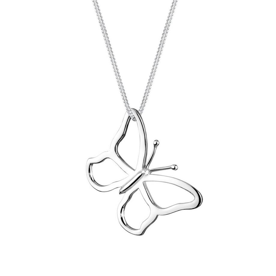 Collier Femmes Pendentif Papillon Filigrane