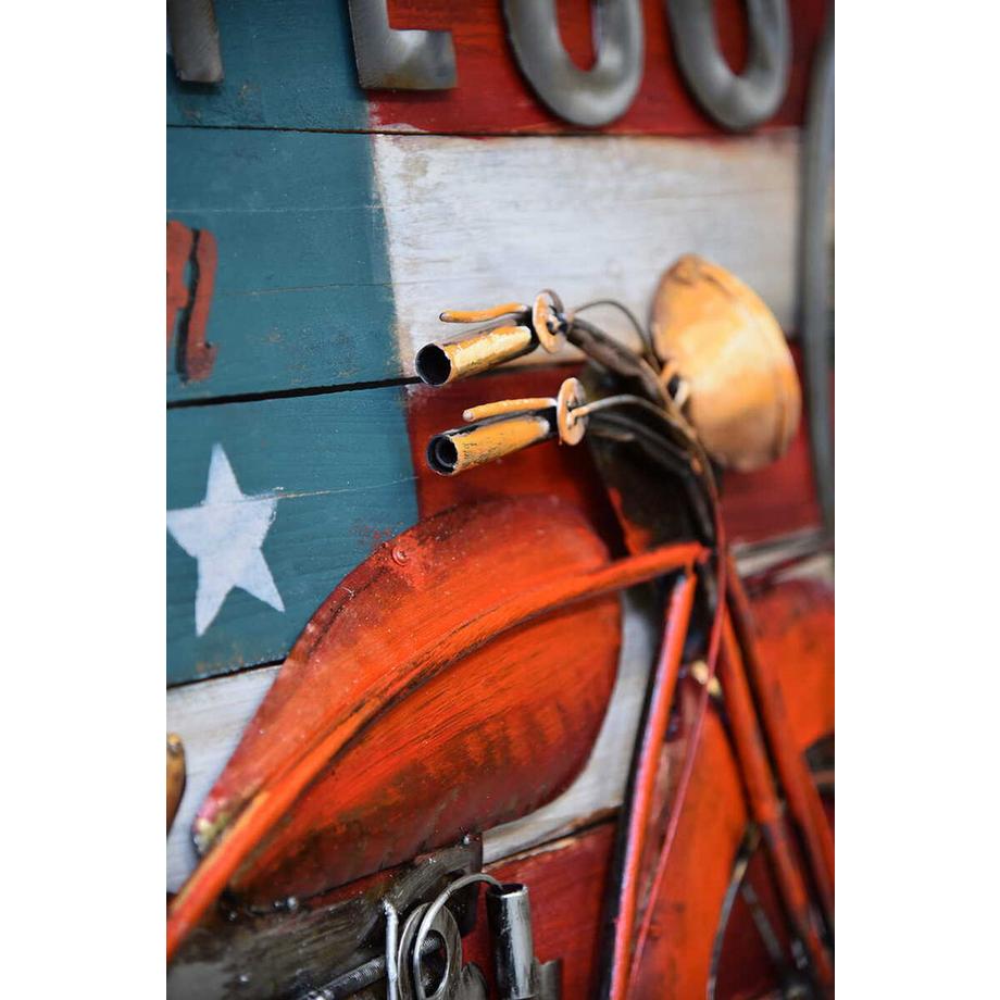 mutoni Tableau 3D métal moto Visionik 99x99  