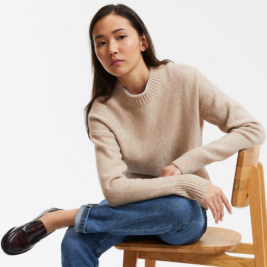 La Redoute Collections Pull col rond  