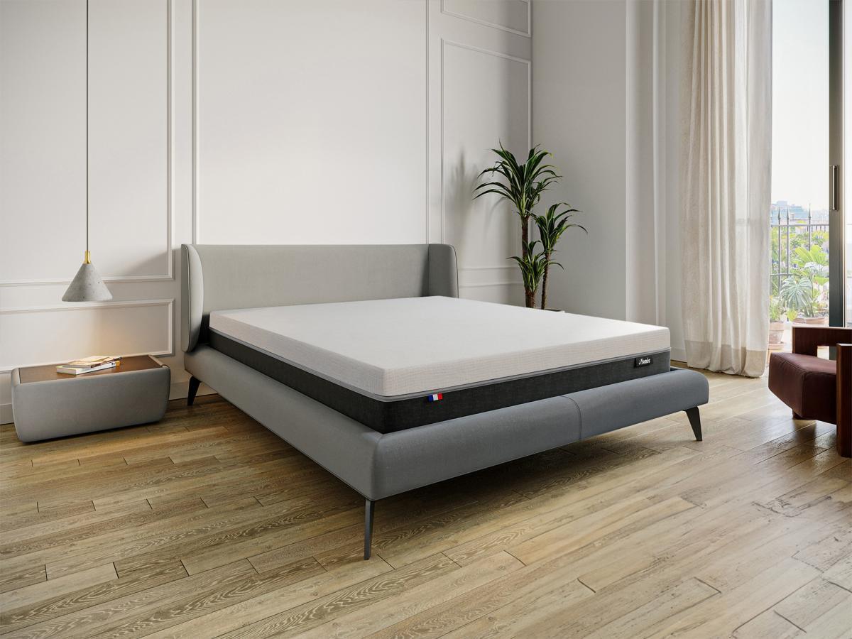 Ysmée Matelas 140 x 190 cm anti-feu ressorts ensachés 7 zones et mémoire de forme ép.29cm - SIVA de YSMÉE  