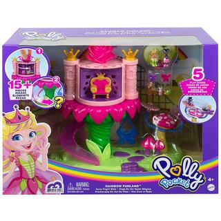 polly pocket  Pollyville Rainbow Funland Fairy Princess Ride 