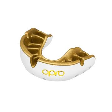 OPRO Self-Fit  Junior Gold - White/Gold -NEW