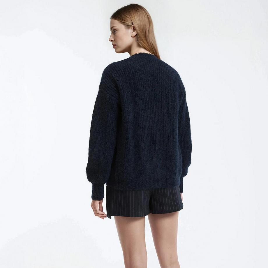 La Redoute Collections Geknöpfte Strickjacke V-Ausschnitt  