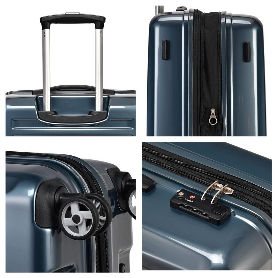 Probeetle by Eminent  Voyager IX Expandable Großer Koffer 4 Rollen Grau 