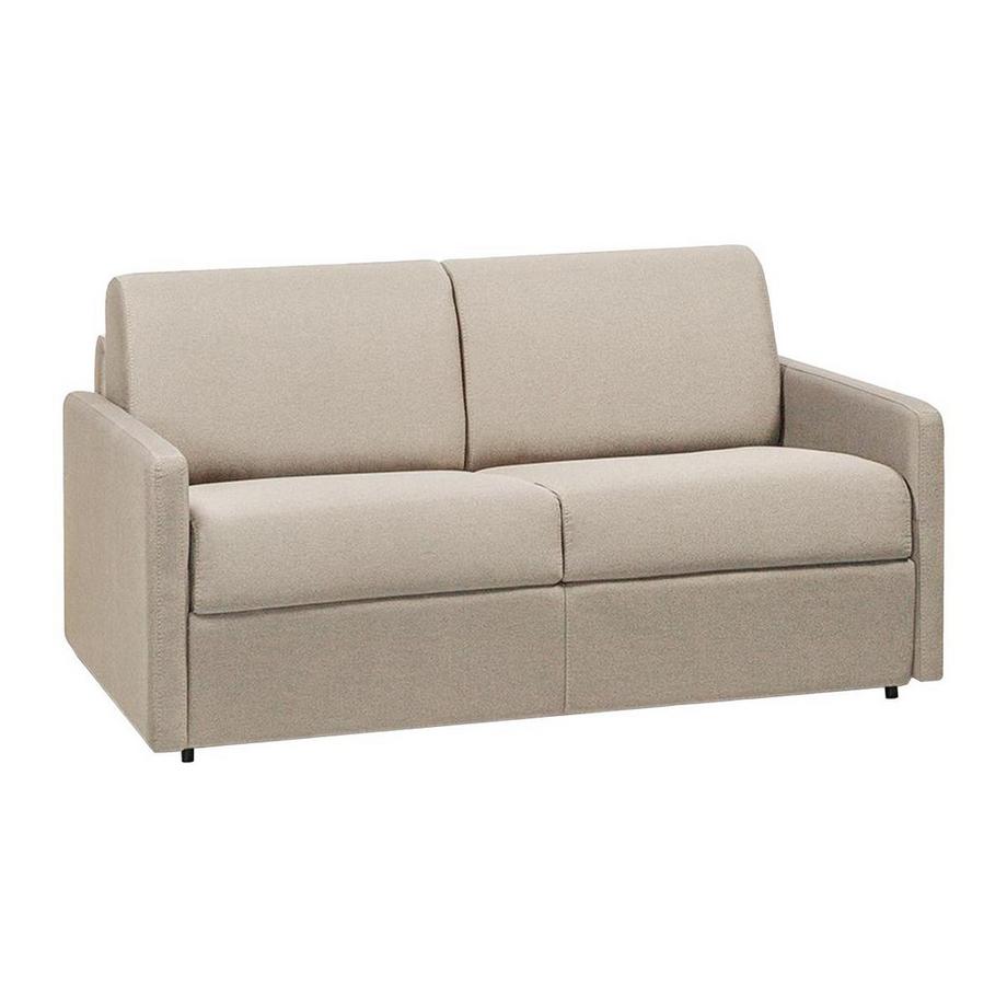 Vente-unique Schlafsofa 2Sitzer StoffLiegefläche Matratzen CALIFE  