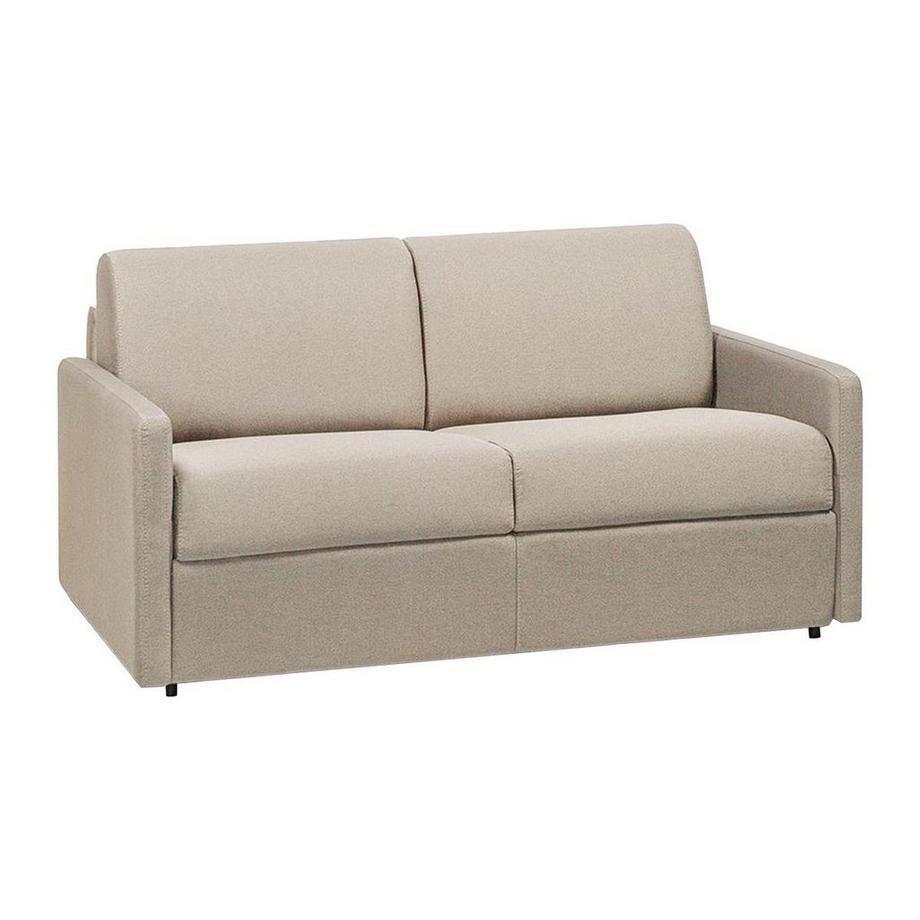 Vente-unique Schlafsofa 2Sitzer StoffLiegefläche Matratzen CALIFE  