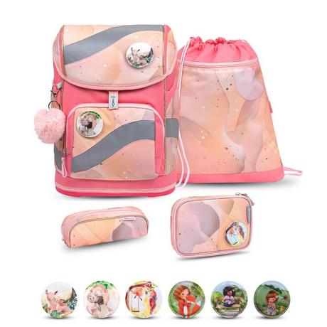 Belmil  SMARTY Schulrucksack 5-teiliges-Set Marble 