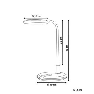 Beliani Lampe de bureau en Matière synthétique Moderne COLUMBA  