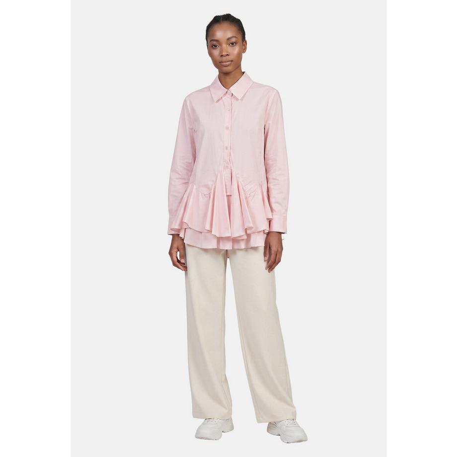 Chiara Ferretti Blusa con orlo a peplum  