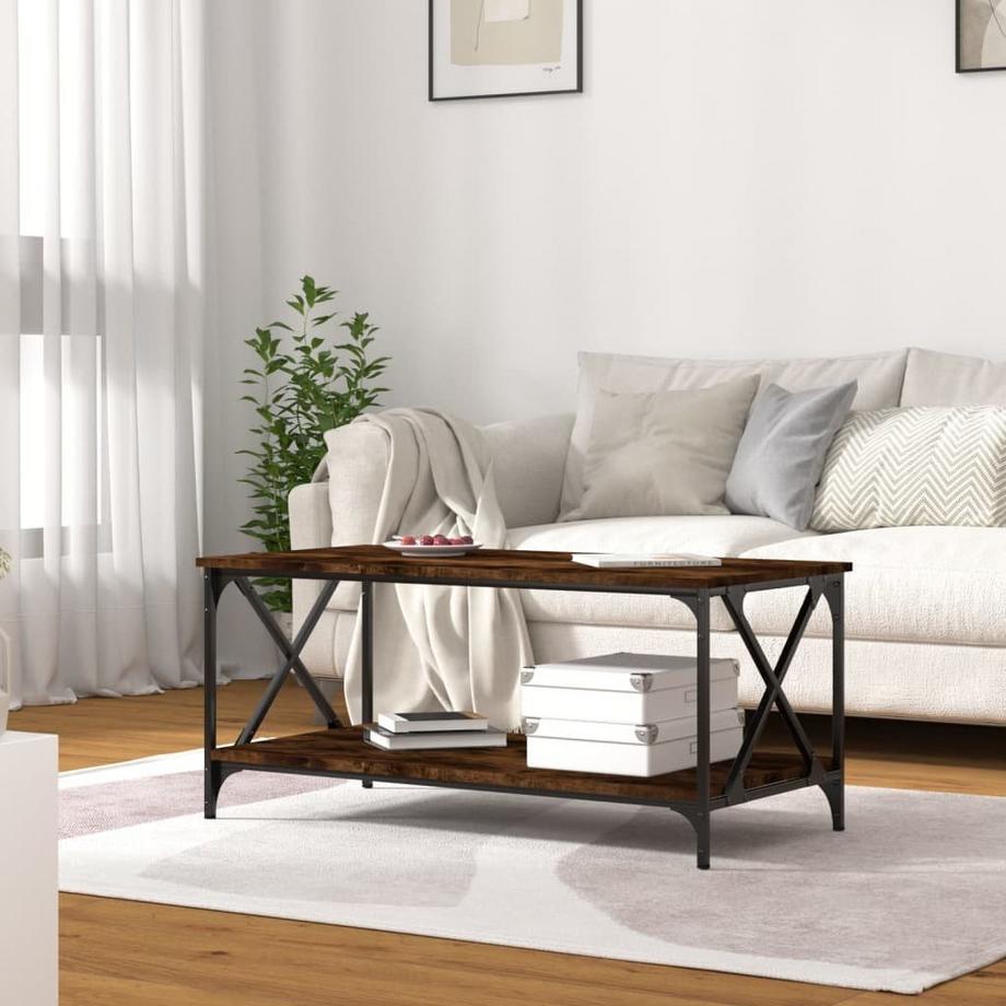VidaXL Table basse bois d'ingénierie  