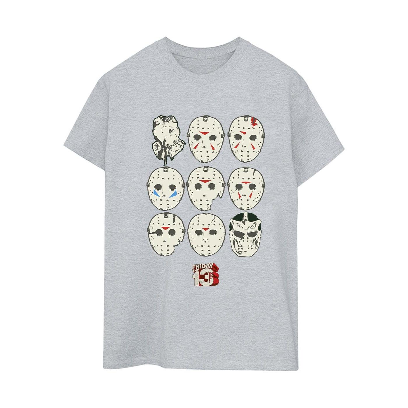Friday The 13th Jason Masks T-Shirt  
