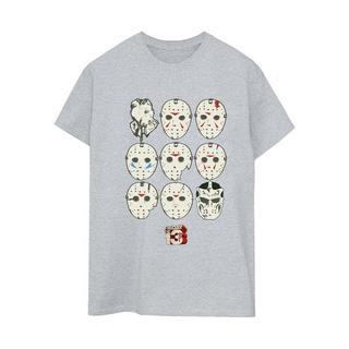 Friday The 13th Jason Masks T-Shirt  