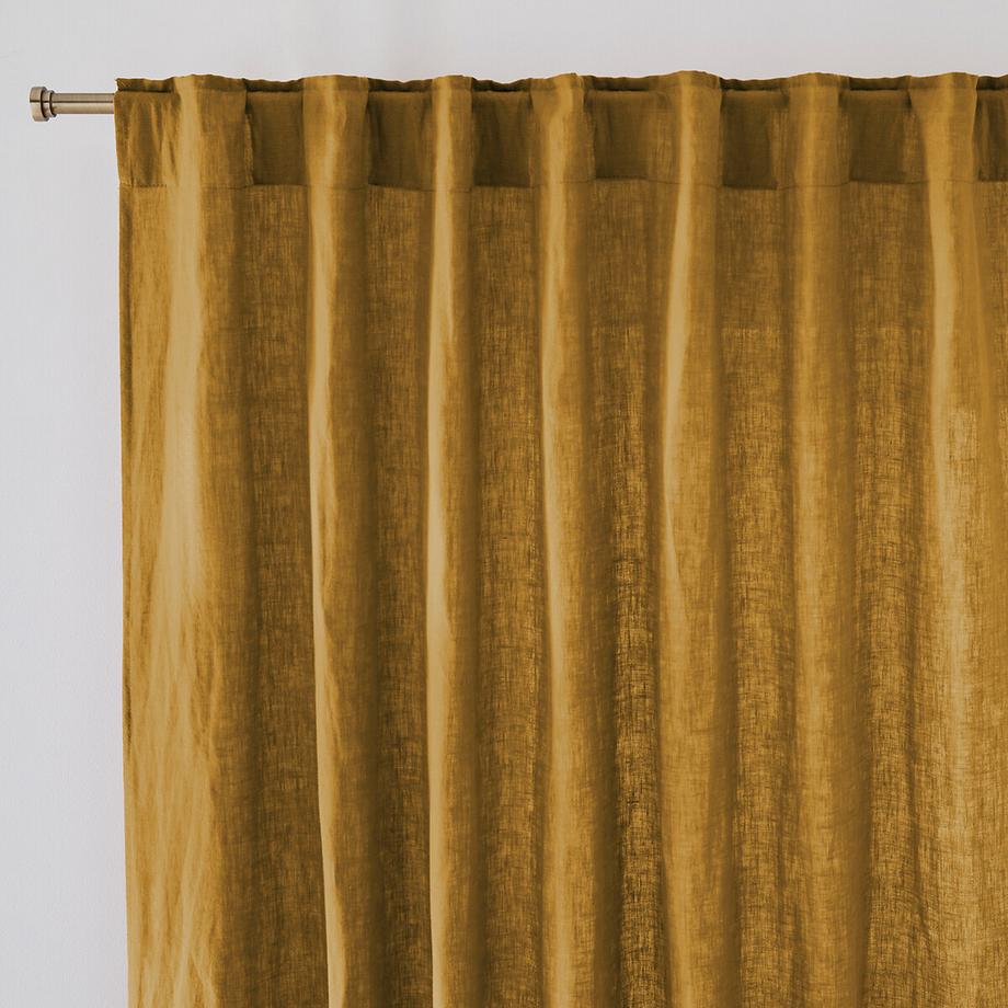 La Redoute Intérieurs  Vorhang aus gewaschenem Leinen mit versteckten Schlaufen 