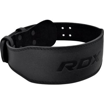 RDX 4 Inch Ceinture de gymnastique et d'haltérophilie en cuir rembourré