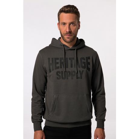 JP1880 Sweat-shirt à capuche Imprimé Poitrine Style Vintage  