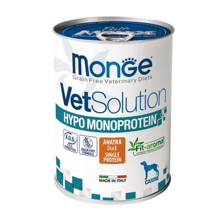 Monge  Dog VET Hypo Monoprotein Ente - Multipack 