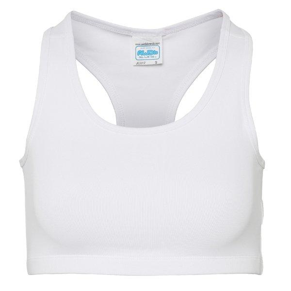 AWDis  Juste Cool Sleeve Girlie Sport Crop Top 