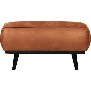 Hocker Statement Recycling Leder Cognac 80x55