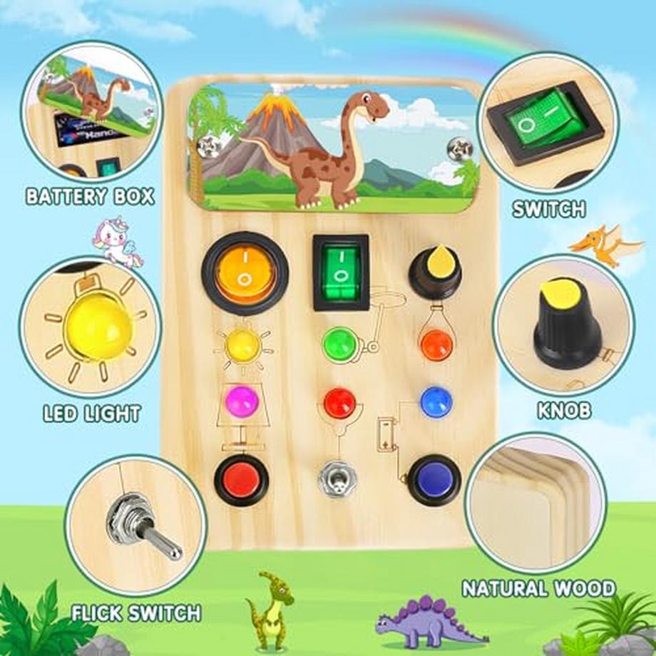 Activity-board  Busy Board Spielzeug Activity Board Holzspielzeug Motorikspielzeug 