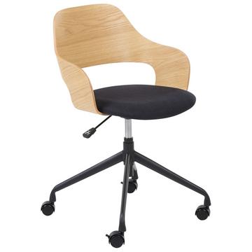 Chaise de bureau en Lin synthétique Rétro NOVATO