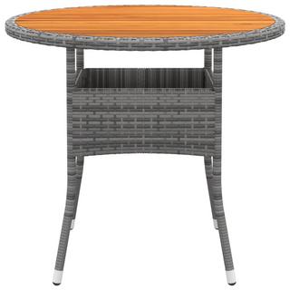 VidaXL Table de jardin rotin synthétique  