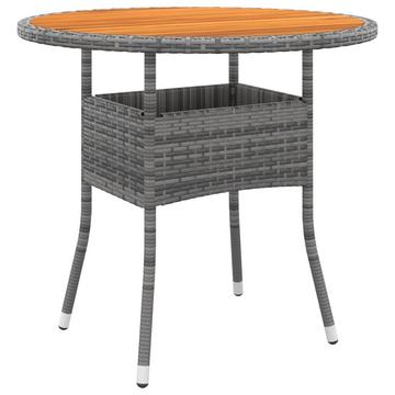 Table de jardin rotin synthétique