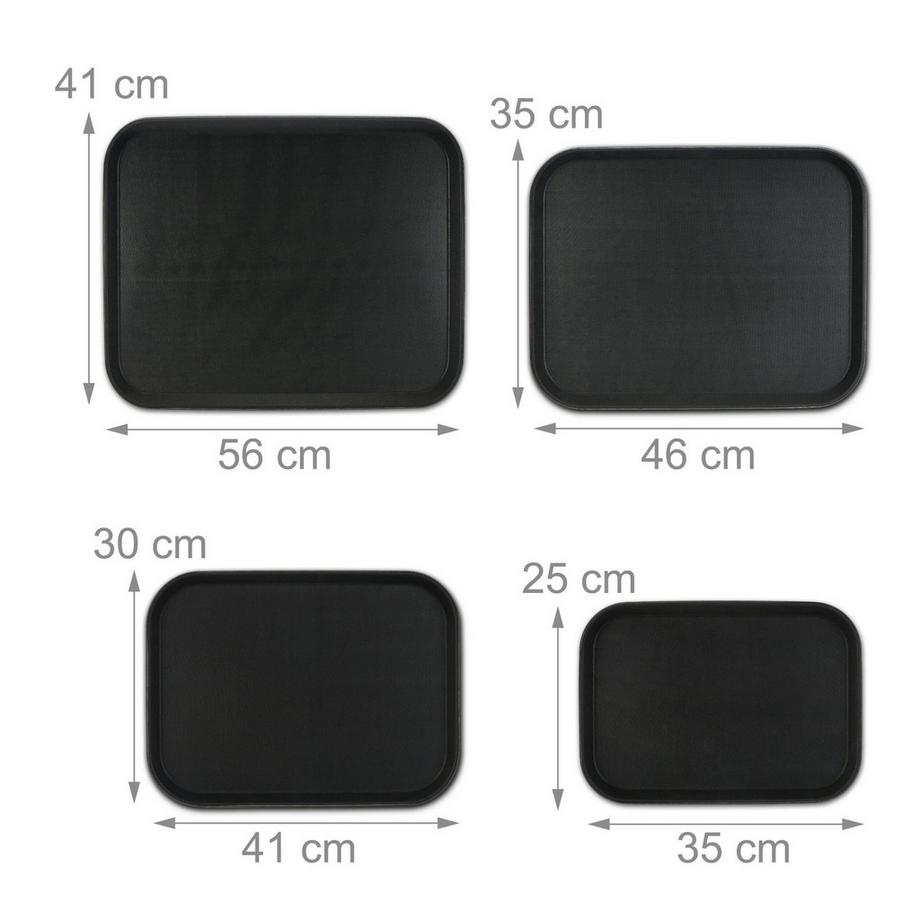 B2X  Serviertablett-Set mit 4 Größen 