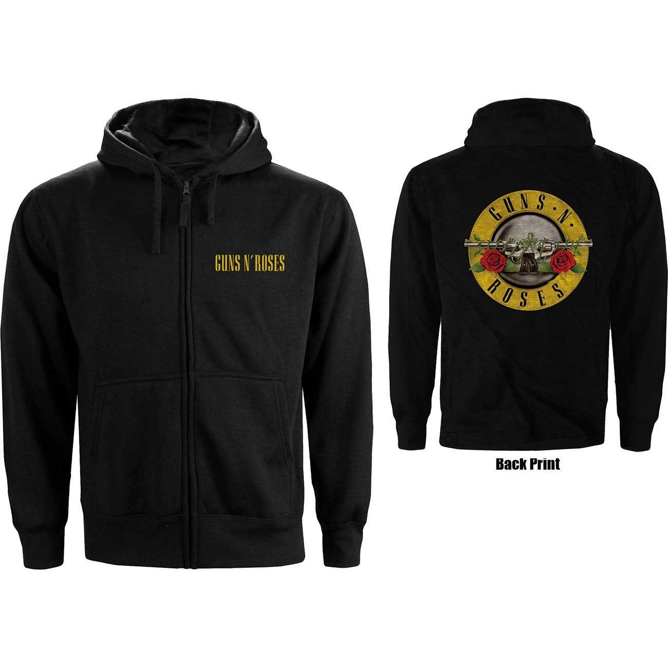 Guns N' Roses  Hoodie mit durchgehendem Reißverschluss 