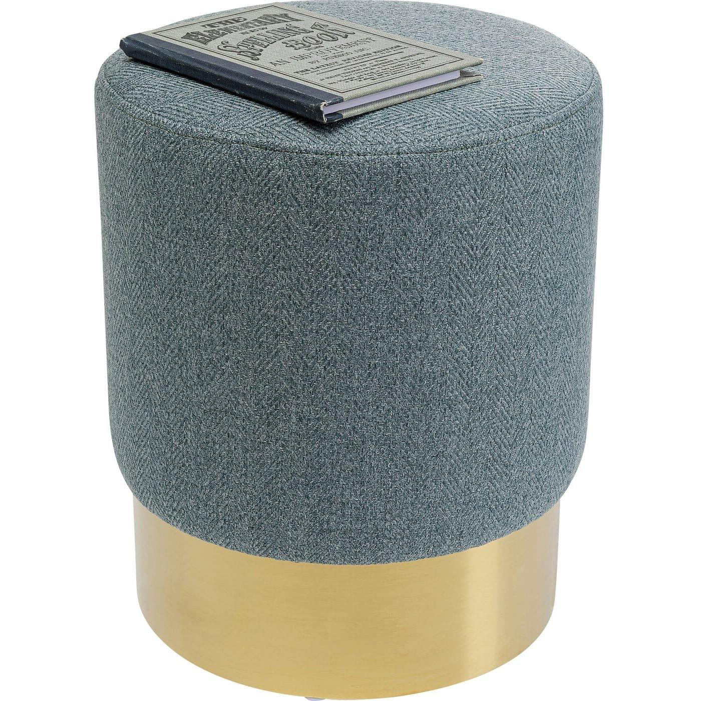 KARE Design Tabouret Cherry Lina brassbau clair rond 35  