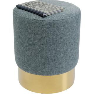 KARE Design Tabouret Cherry Lina brassbau clair rond 35  