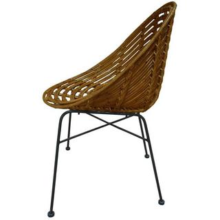 mutoni Chaise avec accoudoirs Paco nature  