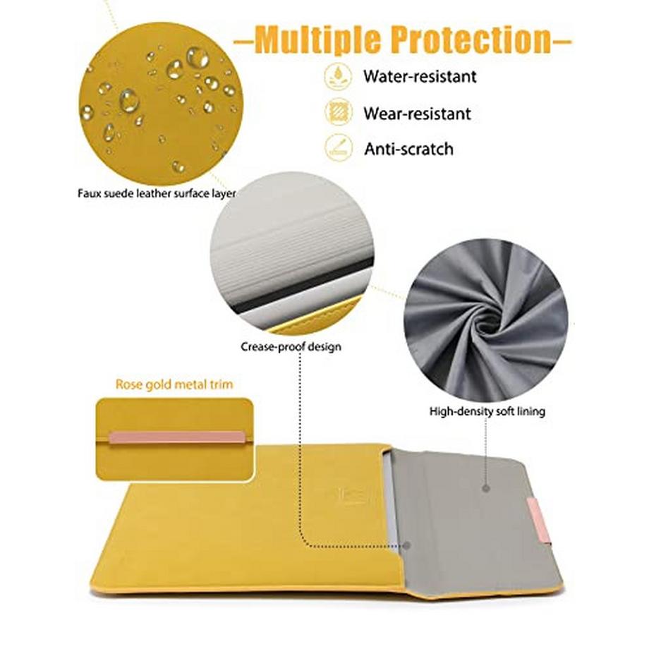 Only-bags.store 15.4 Zoll Filz Laptop Hülle Kompatibel mit MacBook Air 15 MacBook Pro Retina 2012-2016  